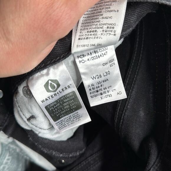 Levi’s Black Wax Coated Jeans - Picture 6 of 9